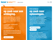 Tablet Screenshot of keser.nl